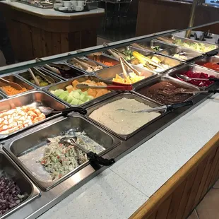 a variety of food items