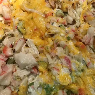 a close up of a plate of food
