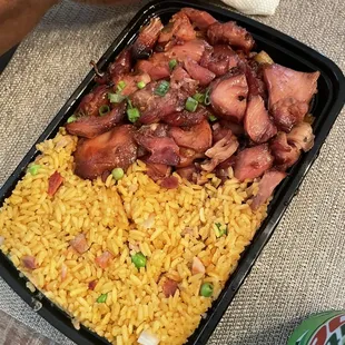 C15. Bourbon Chicken Combo