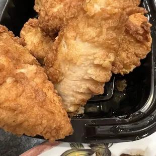 6 pc Fried Tenders $14.99 soggy, could be cooked a tad bit longer, very greasy