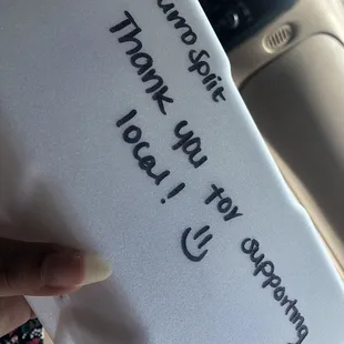 Nice thank you message