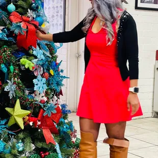 Kim, one of hair stylists that work in there,,