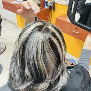 Panels high light with color by Kim stylist