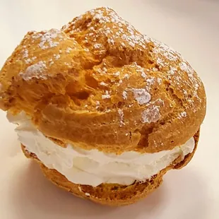 a close up of a pastry