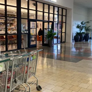 Side door in front of the ranch 99 store