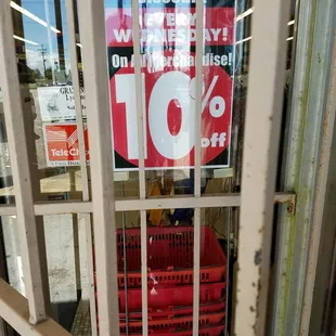 10% off all merchandise on Wednesdays for senior citizens! Tell ya grandma and dem!
