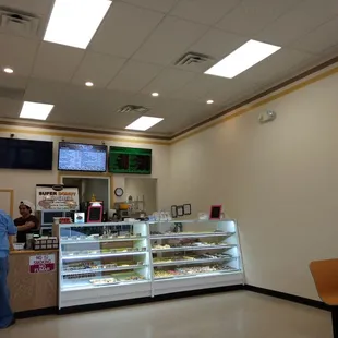 the inside of a restaurant