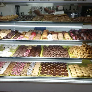 Yummy fresh donuts and kolaches