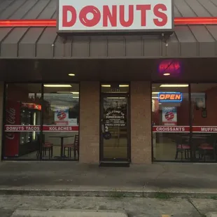 the front of the store