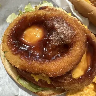 Inside of that sandwich! Yum!....