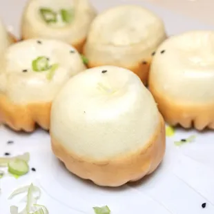 Pan Fried Beef Buns.