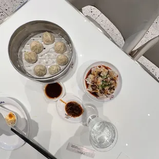 Chicken Xiao Long Bao Spicy Chicken Wontons