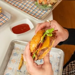 burgers, food, burger