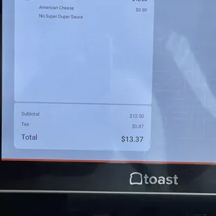 Impossible burger @13.27 (07/22)