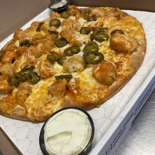 Buffalo chicken Pizza