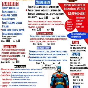 Menu prices may vary..