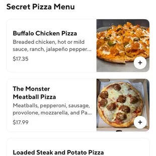 17.99 for a personal pizza that taste like card board!