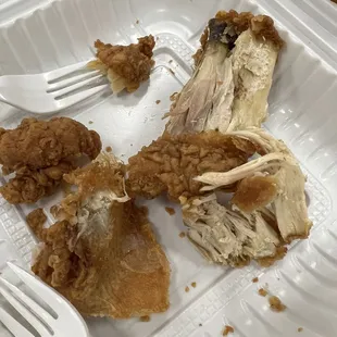 Dry &amp; old chicken