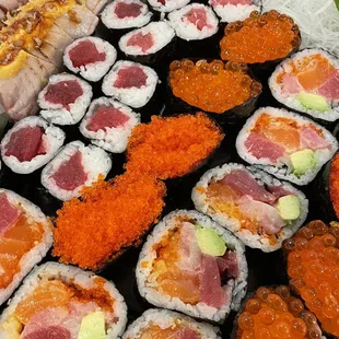 sushi and sashimi, food, sashimi, sushi