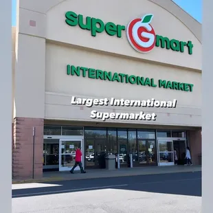 the front of the store