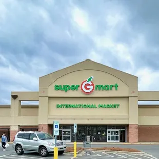 the front of the store