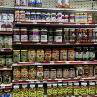 The variety of pickled things here is impressive.