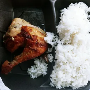rice and chicken
