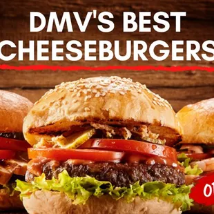 The DMV's Best Cheeseburger is here!!!  Get yours at www.Thesupergrill.com/Menu  warning: It is so good, you will get hooked. Not Joking.