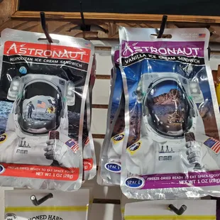  two packets of astronauts