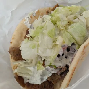 #1 beef and lamb gyro