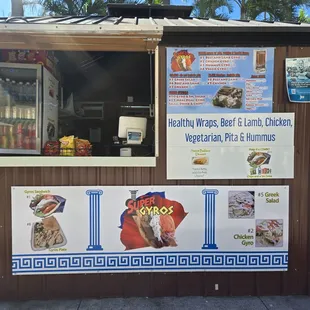 Kiosk front