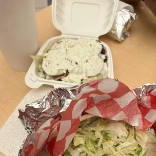 Gyro & Small Greek Salad