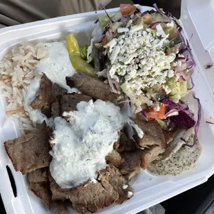 Lamb/Beef Gyro Plate