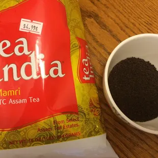 Super India has nice Assam tea, tasty and easy to measure as it is loose
