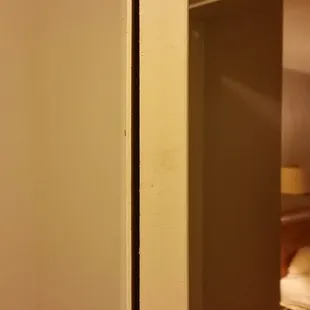 This is the door delaminating