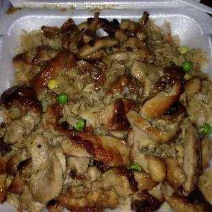 Chicken, no Veggies.