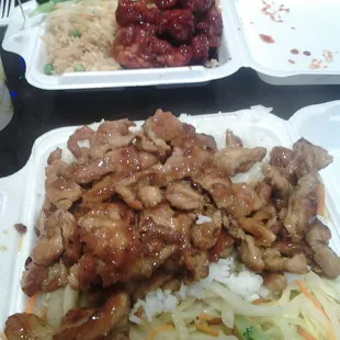 General Tso's and Chicken Teriyaki