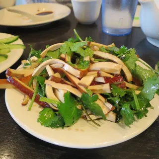 Sliced Bean Curd with Cilantro