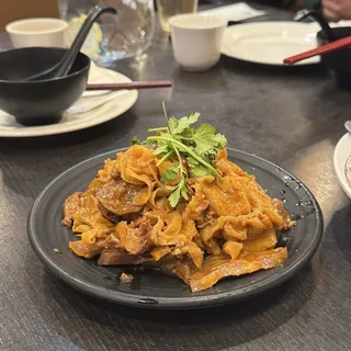 Sliced Beef and Tripes in Chili Oil Sauce