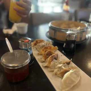 Pan Fried Beef Potstickers