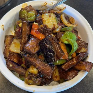 52. Eggplant with Minced Pork in Casserole