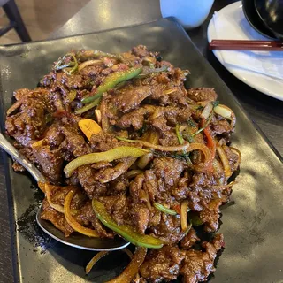 57. Beef in Cumin Sauce