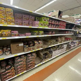 Instant noodle aisle