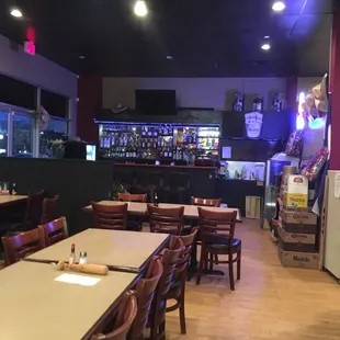 the interior of a mexican restaurant