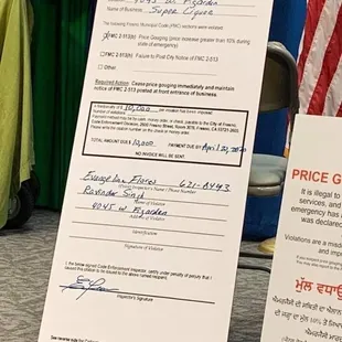 A $10k fine for a shady business!  Super liquor I'm Fresno, CA