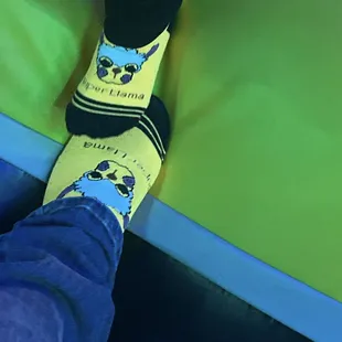 Required footwear. Super grip.