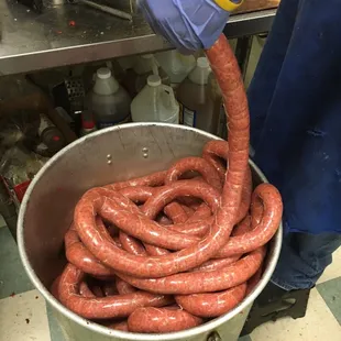 Chorizo sausage links