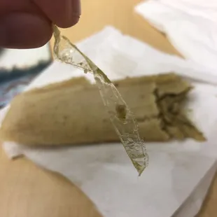Plastic found in tamale