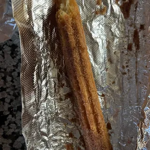 Churro ~ tastes like cardboard. Yuck!