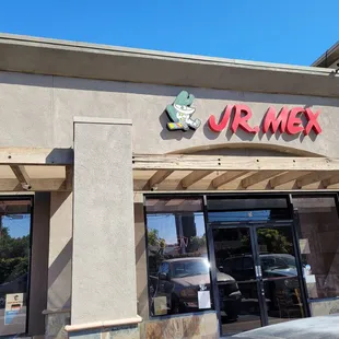 Yeah it is Super Mex....it becomes Jr when it is take out only.